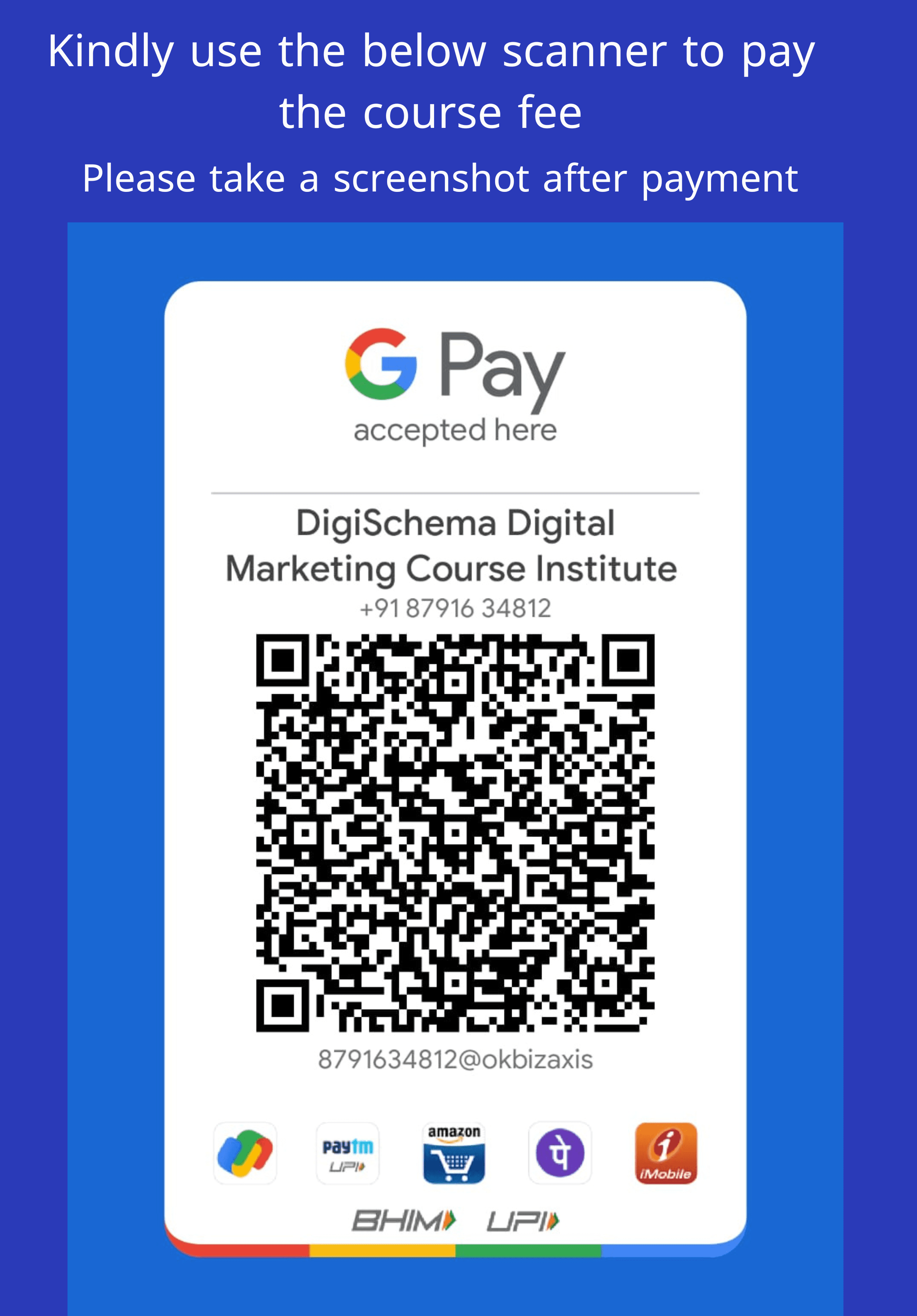 DigiSchema GPay QR Code