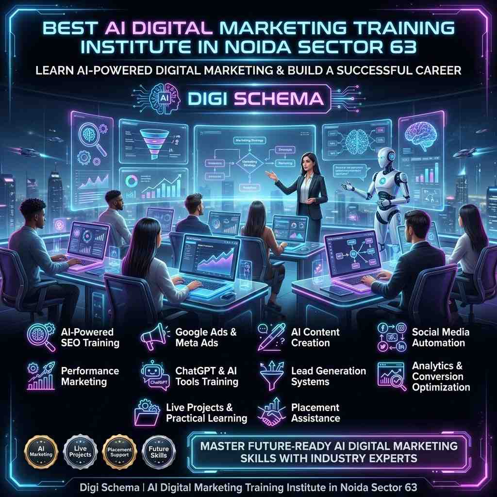 Best AI Digital Marketing Training Institute in Noida Sector 63