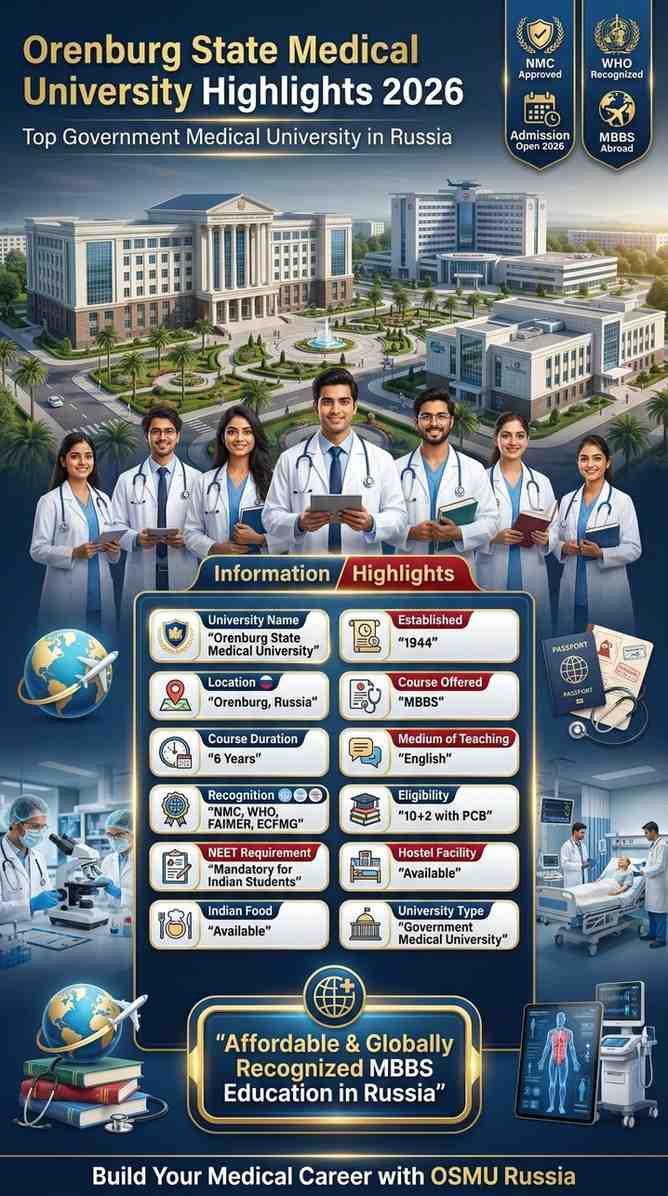 Orenburg State Medical University Highlights 2026