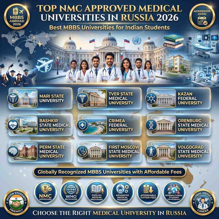 Top National Medical Commission Approved Medical Universities in Russia 2026